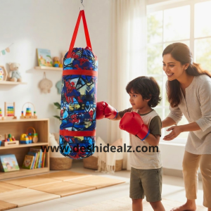 কিডস্ পান্চিং টয় ১ জোড়া গ্লোভস Blue স্পাইডার